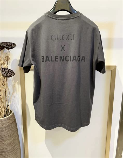 balenciaga x gucci shirt|Gucci x Balenciaga 2019 Striped T.